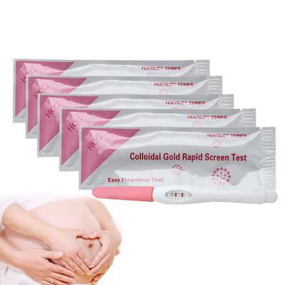 5pcs HCG Early Pregnancy Test Strips Home Private Measuring Women ULTRA EARLY Testing Kits Pregnancy Test Kit 12-0459