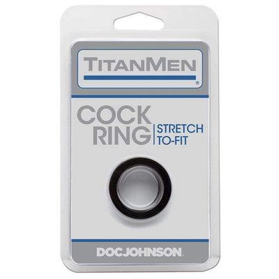 Doc Johnson - Titanmen Tools Cock Ring (Black)