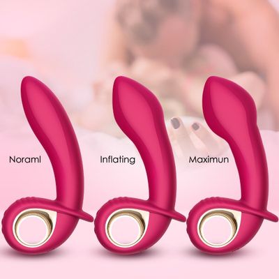 Female masturbation inflatable big penis vibrator wand body massager G-spot sex toy female clitoris stimulation female sex shop