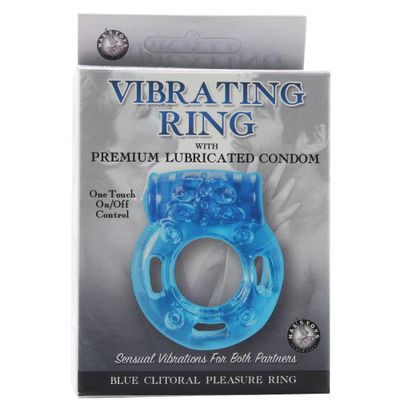 Vibrating Clitoral Pleasure Cock Ring