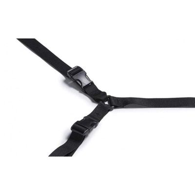 Liberator - Bed Buckler Tether and Cuff Restraint System (Black)