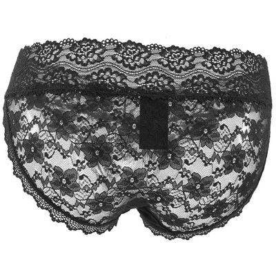 Remote Control Black Lace Panty & Vibe Set - S/M