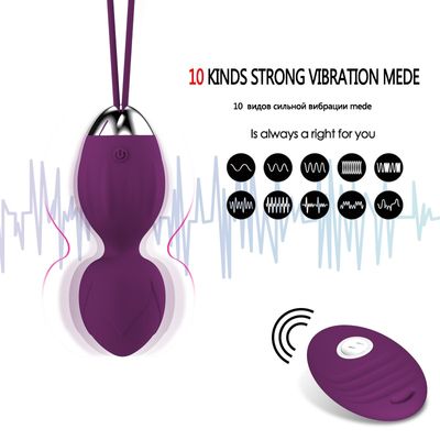 Vaginal Ball Vibrating eggs Sex Toy for Women Smart Female Kegel Ball, Ben Wa Ball Vagina Tighten Massage Exercise Geisha Ball