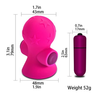 Nipple Vibrator Breast Massager G Spot Clitoral Clit Vibrator Erotic Sex Shop Adult Sex Toy Sex Product for Women Dingye