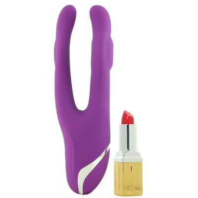 Sex Double Teaser Silicone Rechargeable Vibe