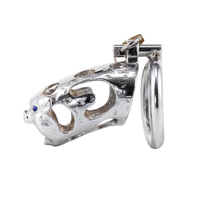 HOT Zinc Alloy Zodiac Pig Chastity Lock Male Chastity Cage BDSM Chastity Sound Lock Semen Ring Erotic Products for Men Male