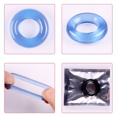 Flexible Cock Ring TPR Penis Ring Foreskin Correction Retarder Lock Sperm Erection Male Masturbator Adult Sex Toys For Men