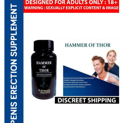 Hammer Of Thor Male Supplement 60 Capsules