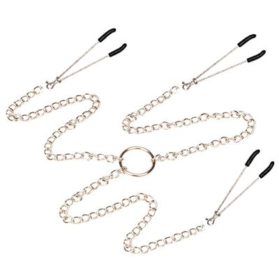 BDSM Bondage Labia Clip Femme Clitoris Clamp Vagina Stimulator Clamps Erotic Pussy Massager Clips Sex Toys For Woman