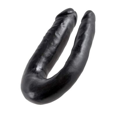 Pipedream - King Cock Double Trouble Dildo Small (Black)