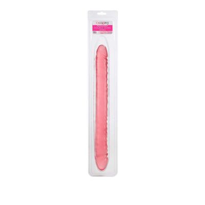 California Exotics - Translucence Veined Double Dong 17" (Pink)