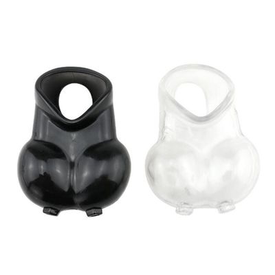 Reusable Washable Scrotum Restraint Stretcher Penes Delay Ring Sleeve Cage Adult Toys