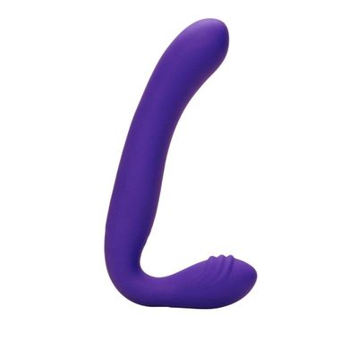 California Exotics - Her Royal Harness Rechargeable Love Rider Strapless Strap On (Purple)