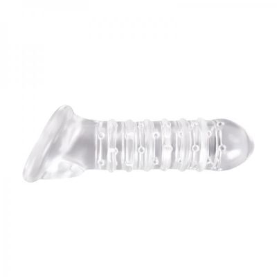 Renegade Ribbed Extension Clear Sleeve