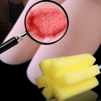 Movconly Male Masturbation Sex Doll Fake Vagina Clean Brush Care Sponge Brush Cleaning Rod