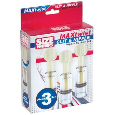 XR - Size Matters Max Twist Triplets Nipple And Clit Suckers