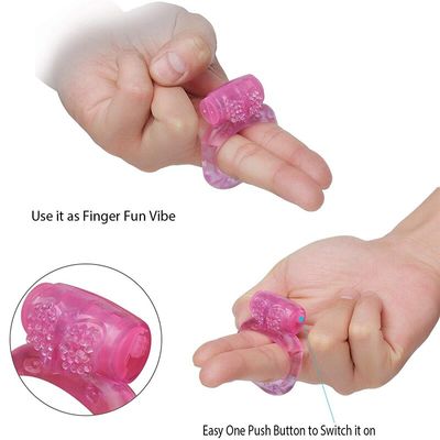 Premature Ejaculation Lock Vibrator Elastic Delay Ring Vibrating Cock  Clitorial Stimulation for Women Adult Sex Toys for Couple