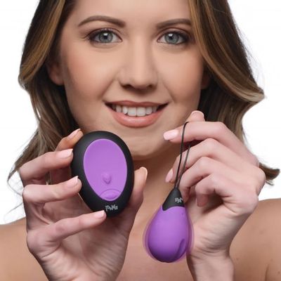 10x Silicone Vibrating Egg &#8211; Purple