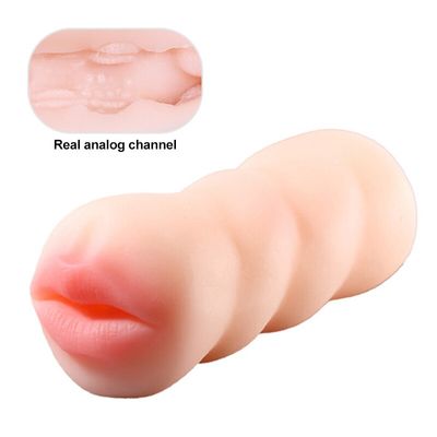 4D Realistic Deep Throat Male Masturbator Silicone Artificial Vagina Erotic Oral Sex Masculino Toy Sex Toys for Men