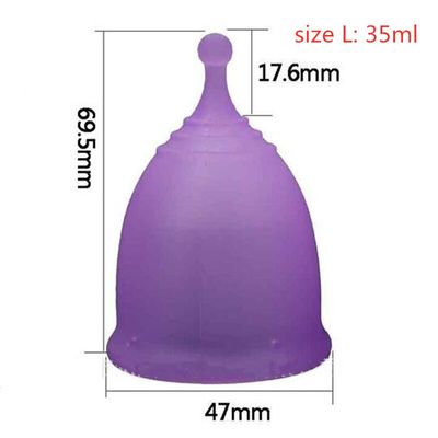 Medical Silicone Menstrual cup Hygiene Cup Condoms Adults Intimate sex toy for Woman Reusable Feminine Cup Condom