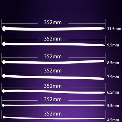 4.5mm-11.5mm Silicone Male Catheter Penis Plug Stretching Chastity Device Urethral Dilators Urethral Sounds
