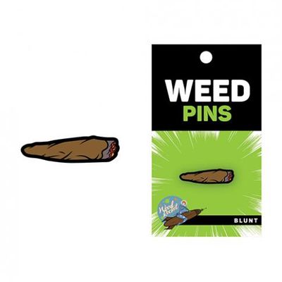 Wood Rocket Weed Blunt Pin &#8211; Brown