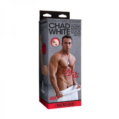 Signature Cocks &#8211; Chad White 8.5 Inch Ultraskyn Cock