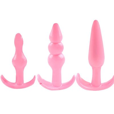 Buy Silicone Anal Plug Beads Toys Fake Dildo Adult Sex Toys Ass Butt