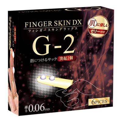 Kiss Me Love - Finger Skin DX G2 Finger Sleeves 6 Pieces (Clear)