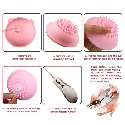 Female Electric Breast Massager with Remote Control Massage Sex Toy Adult Product Stimulation for Women  Breast Massager-30