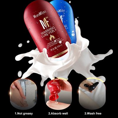60ml Warming Cooling Lubricant Silk Sex Lubricants Silky Thick Water-based Sex Oil Vaginal Anal Gel Sex Products For Adult