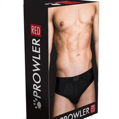 Prowler Red Ass Less Brief Blk Lg
