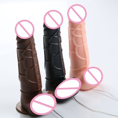 Female Huge Dildo Vibrator Realistic Cock Strong Suction Cup Sex Toy for Women