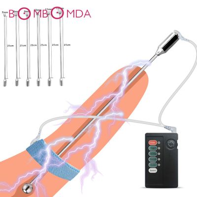 Electric Shock Urethral Catheter Penis Male Urethral Dilator Penis Plug Urethral Sounding Toy Adult Products For Men Sex Shop