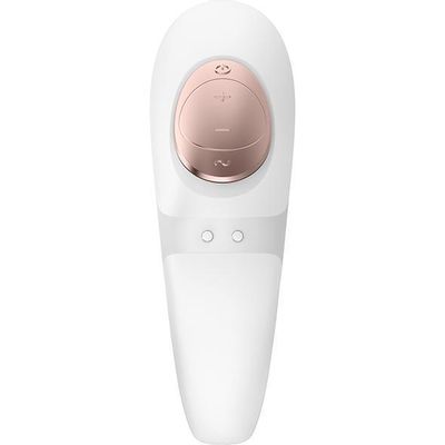 Satisfyer - Pro 4 Couples' Vibrator (White) - Free Gift