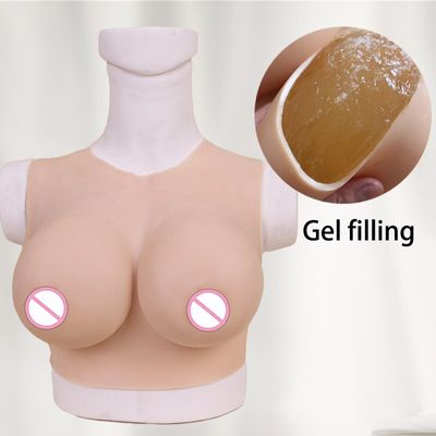 Shanggu medical silicone simulated breast realistic fake boobs Tits Enhancer transgender crossdresser  Drag Queen Shemale cos