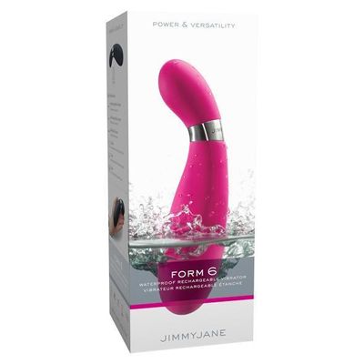 JimmyJane - Form 6 Waterproof Rechargeable Vibrator (Pink)