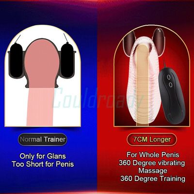 Glans Training 12 Penis Vibrations Multi-Speed Bullet Masturbator with 2 Love Eggs Vacuum Negative Pressure Vibration Massage