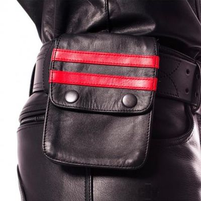 Prowler Red Leather Wallet Blk/red Os