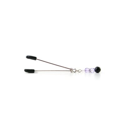 Tweezer Clit Clamp with Purple Beads