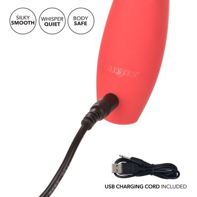 California Exotics - Red Hot Flame Rechargeable Bullet Vibrator (Red)