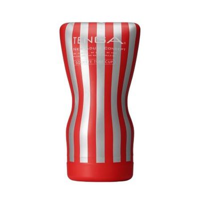 Tenga - New Squeeze Tube Cup Masturbator (Red)