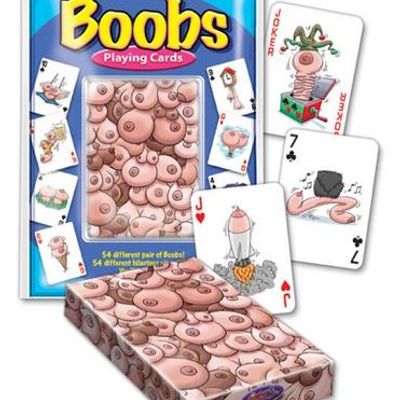 Boobs Playing Cards