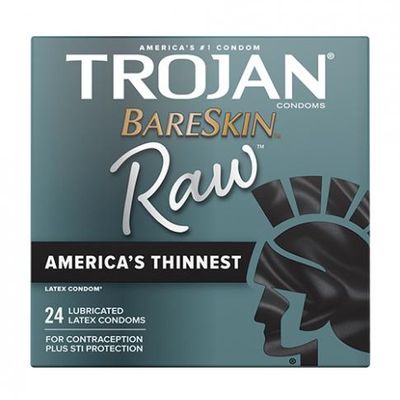 Trojan Bareskin Raw Condom &#8211; Pack Of 24