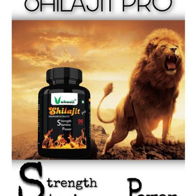 Shilajit PRO (90 Capsules) 100% Natural Pure & Safe Shilajeet Gold Extract with Ashwagandha Safed Musli Extracts for Strength Stamina Energy Power Rejuvenation Immunity Horse Power Sexual Power Vitalizer For Men & Women Ayurvedic Organic Herbal & Veg