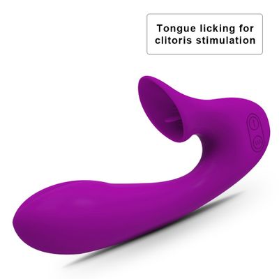 Clit Sucker Vibrator Dildo Tongue Vibrating Nipple Sucking Blowjob Clitoris Stimulator Etotic Sex Toys For Women Masturbator