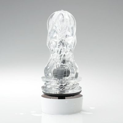 Tenga - Aero Silver Ring Masturbator (White)