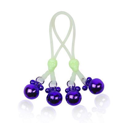 Bell Breast Clip Nipple Clamps Adult Novelty Sex Product Luminous Rope Milk Clip Female Flirt Sex Toys for Couples Lover Game