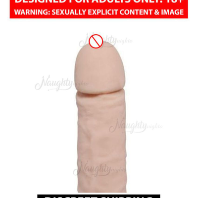 2.5 Inch Extension Penis Sleeve With Cock Ring By Naughty Nights