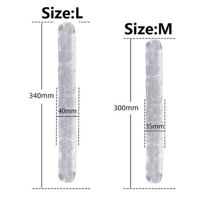 Double head Dildo Long Jelly Realistic Dildo Double Ended Dildo Flexible Big Penis for Women Masturbator Sex Toys for Lesbian